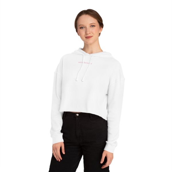 We-are Feminine Women’s Cropped Hooded Sweatshirt