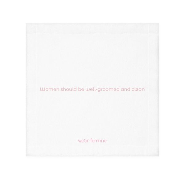 We-are Feminine Face Towel