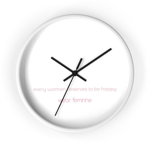 We-are Feminine Wall Clock