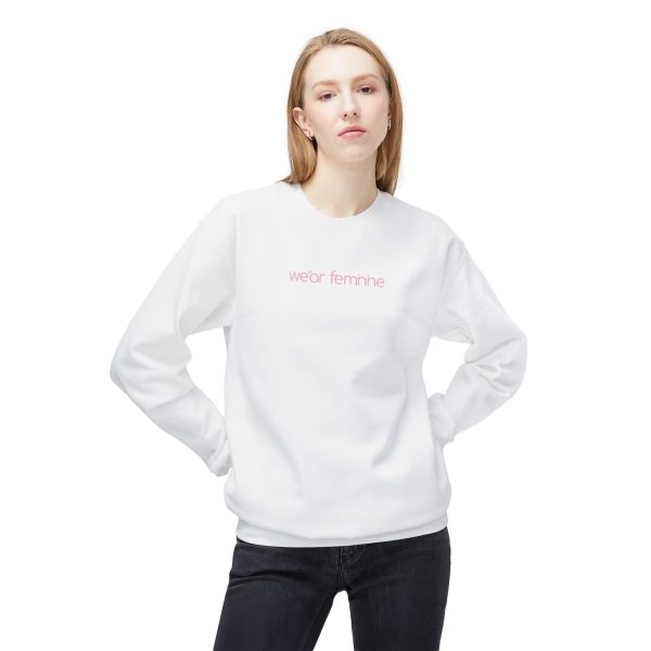 We-are Feminine Unisex Midweight Softstyle Fleece Crewneck Sweatshirt