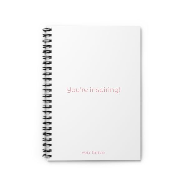 We-are Feminine Spiral Notebook - Ruled Line